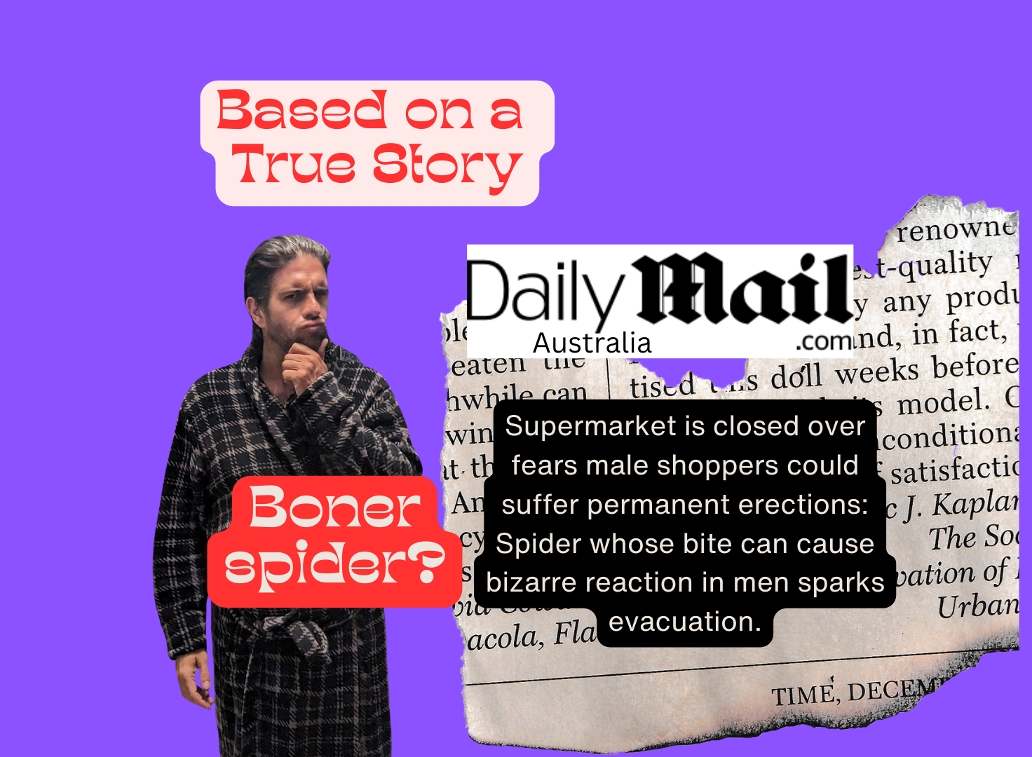 The boner spider - #truestory